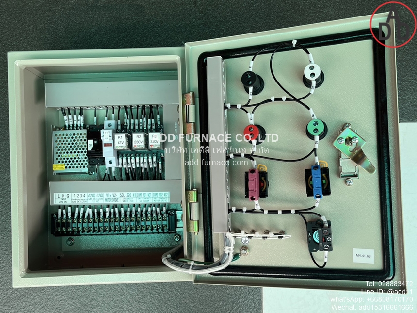 ตู้คอนโทรลเครื่องตัดแก๊ส Gas Cutting Control Panel (9)